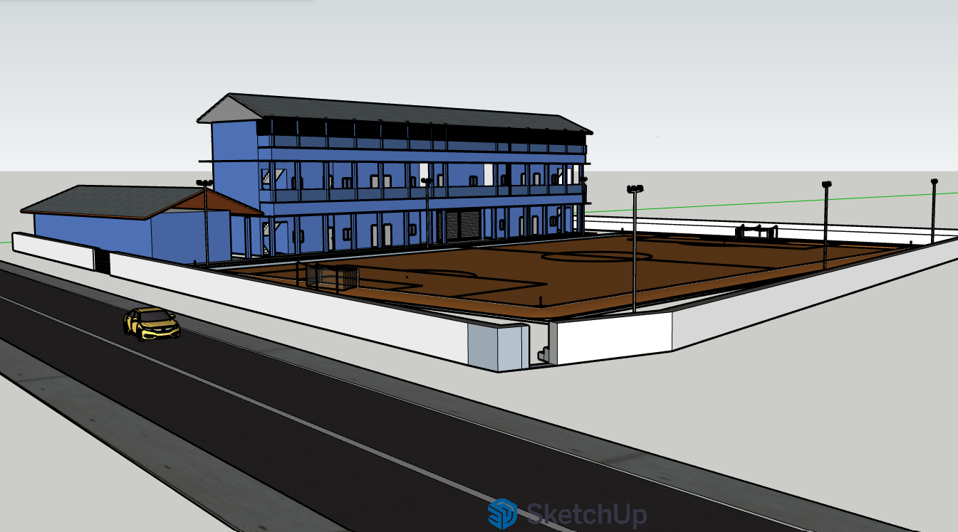 Football Field at Night